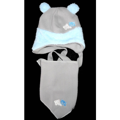 Komplet zimowy polarowy CZAPKA + CHUSTKA Rozmiar 42-44